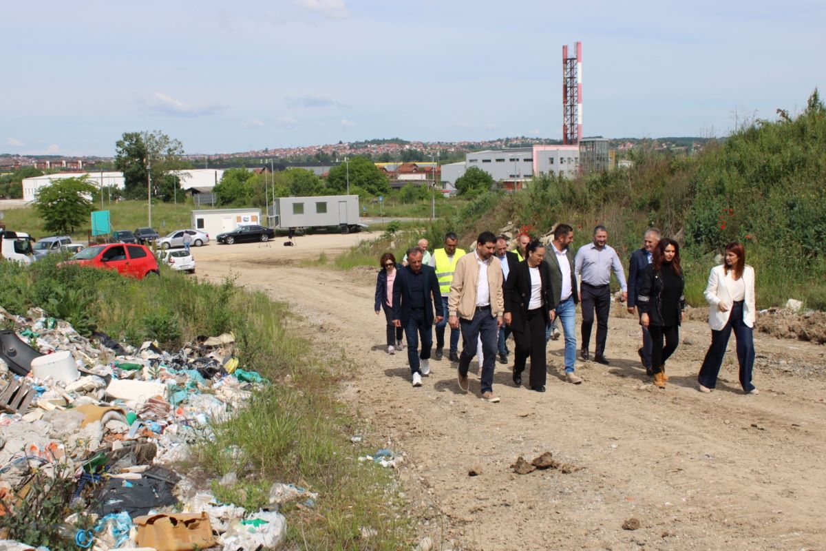 Obilazak radova na deponiji (Foto: Kolubarske.rs)