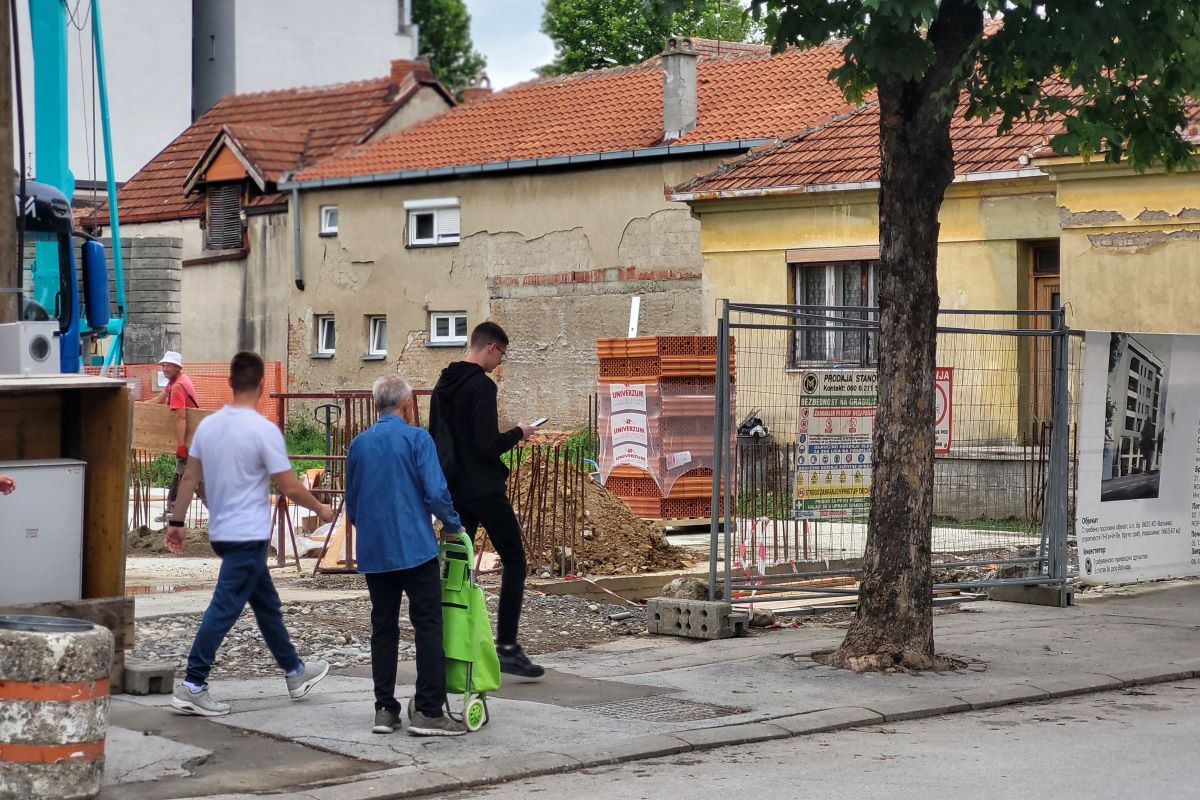 Gradilište u Ulici dr Pantića 57