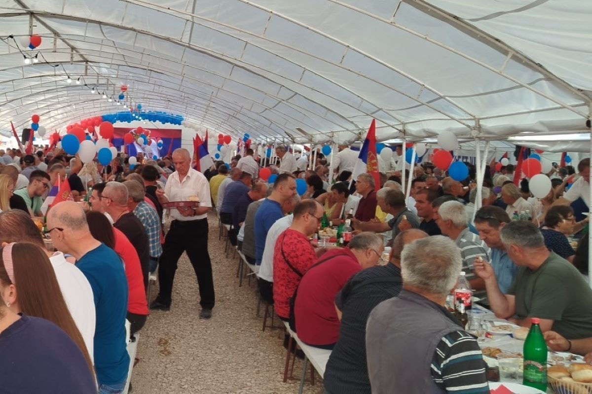 Kampanja SNS u Gojoj Glavi (jun 2026.) (Foto: Kolubarske.rs)