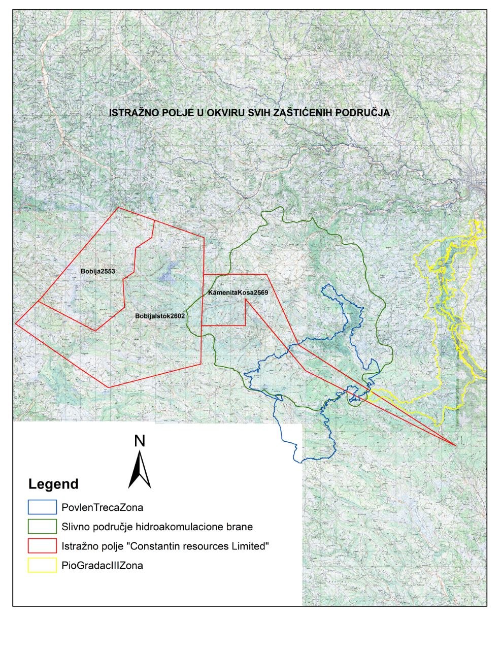 Istražno poljo zaštićene zone