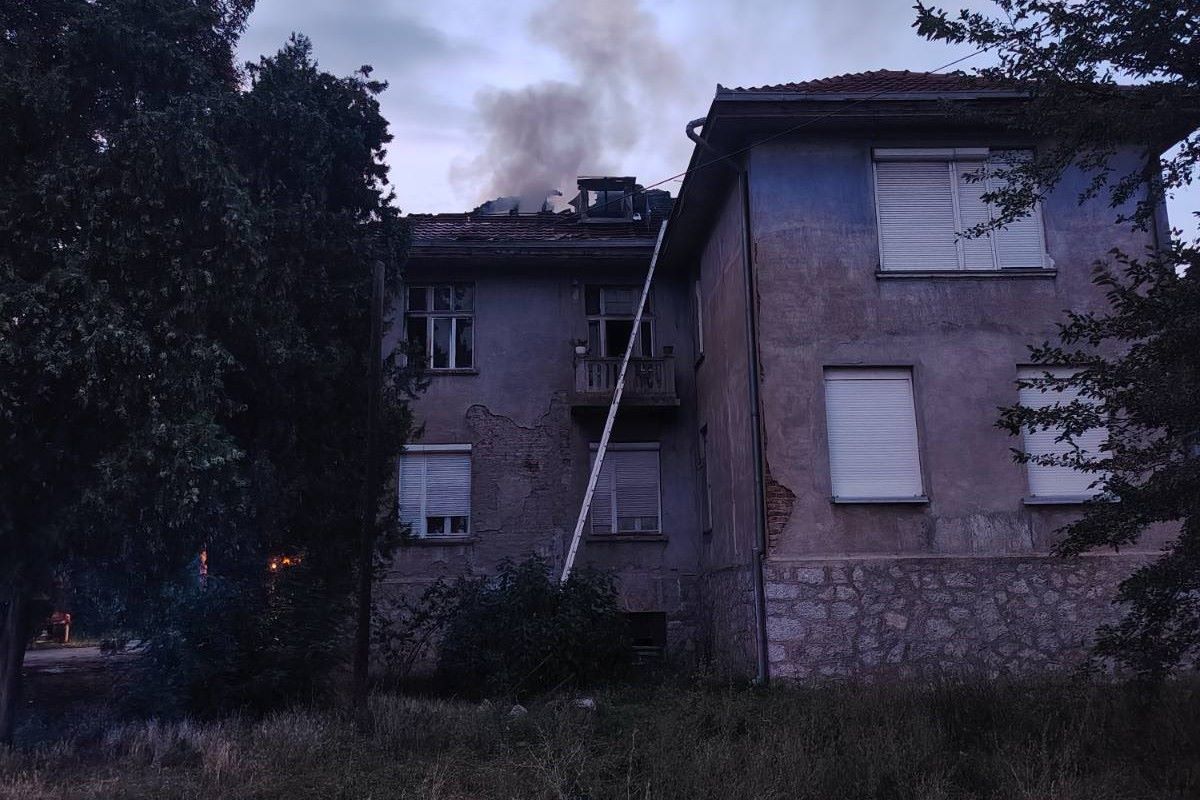 Lokalizovan požar (Foto: Kolubarske.rs)