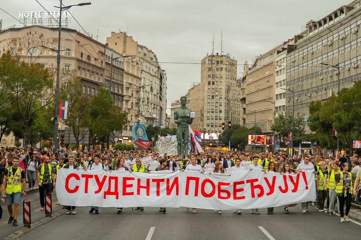 Studenti pobeđuju (Foto: Studentski pokret)