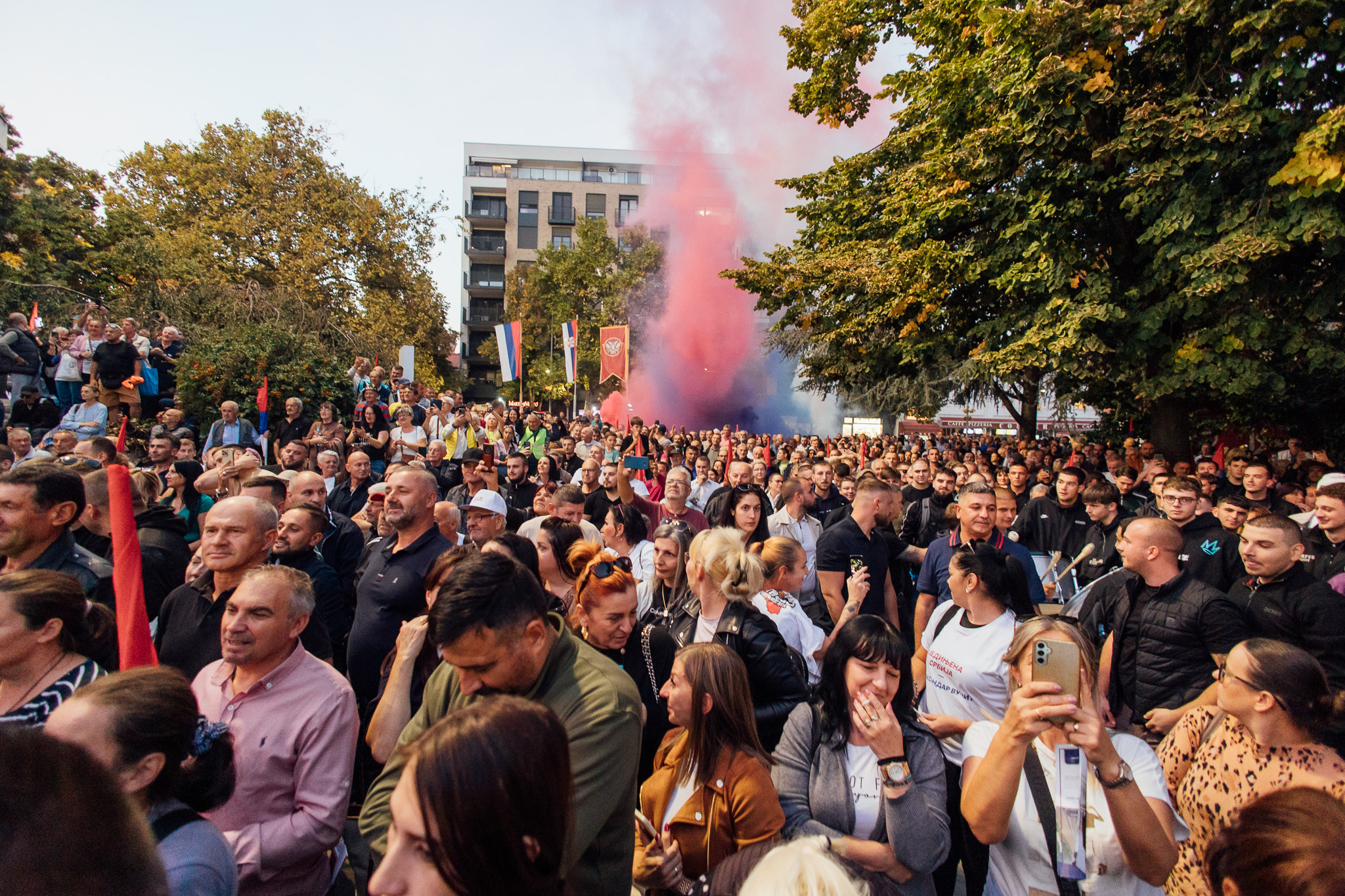 SNS skup na Gradskom trgu