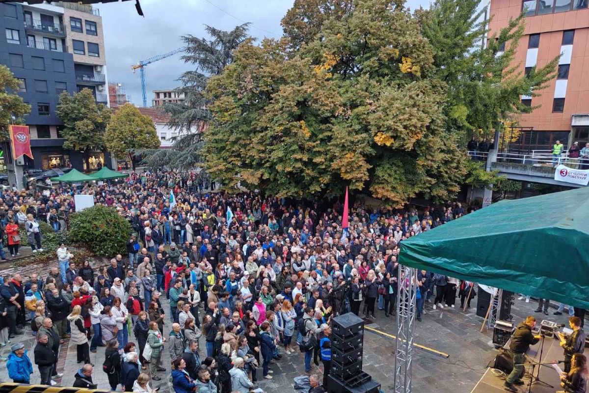 Skup Studentske liste na Gradskom trgu