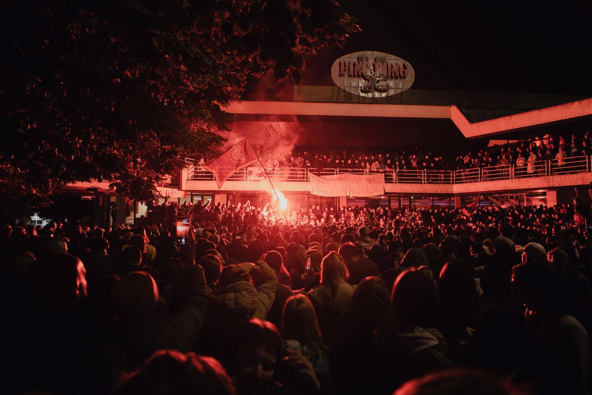 Proslava pobede Studentske liste (Foto: Đorđe Đoković)