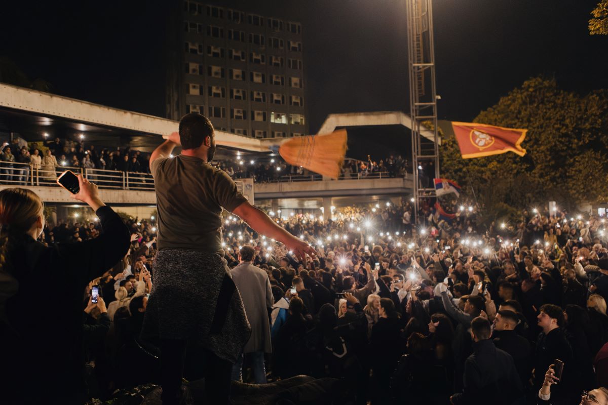 Proslava pobede Studentske liste (Foto: Đorđe Đoković)