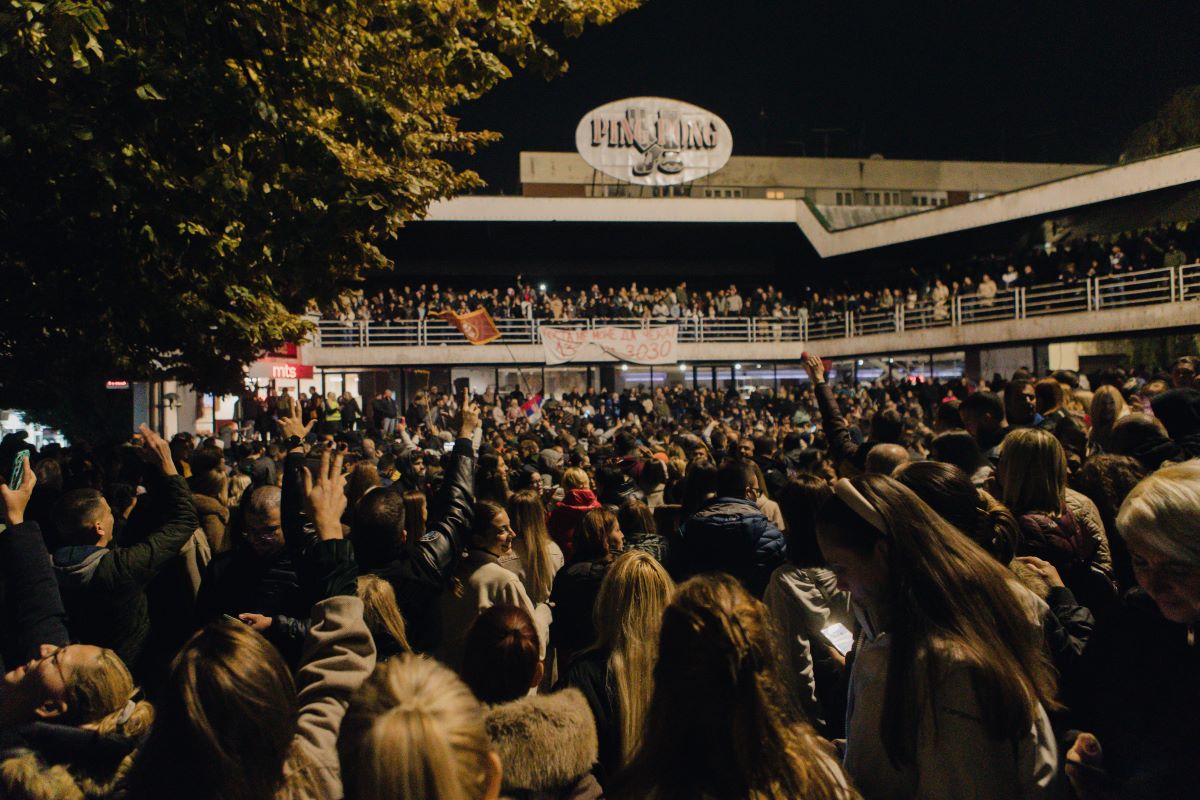 Proslava pobede Studentske liste (Foto: Đorđe Đoković)