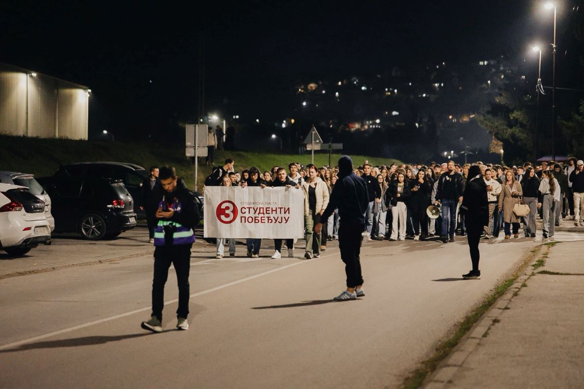 Šetnja do Policijske uprave (Foto: Đorđe Đoković)